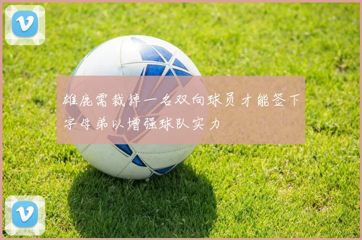 雄鹿需裁掉一名双向球员才能签下字母弟以增强球队实力
