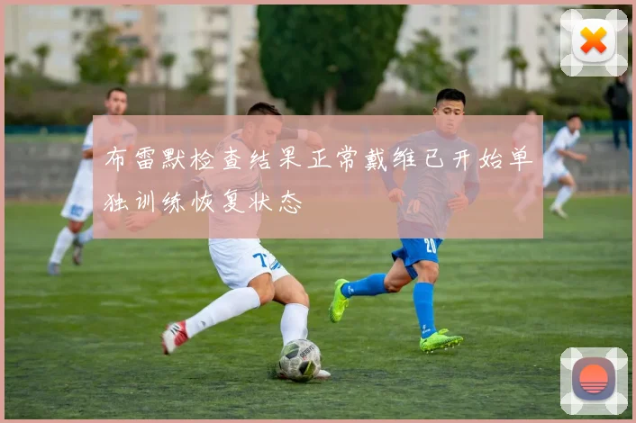 布雷默检查结果正常戴维已开始单独训练恢复状态